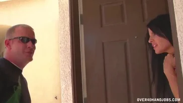 His slutty wife wants to squeeze every last drop out of him.